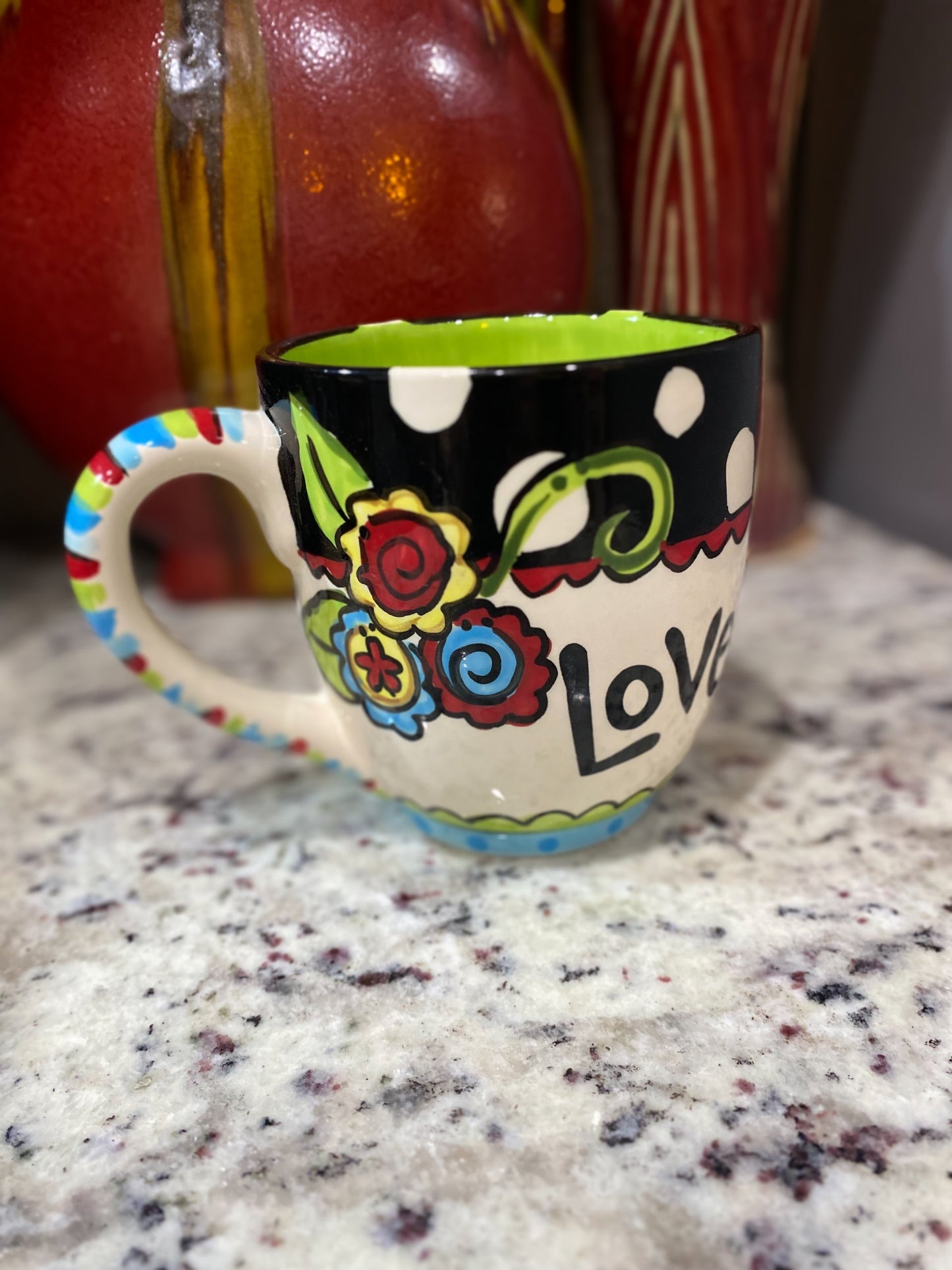 Love Never Fails coffee mug