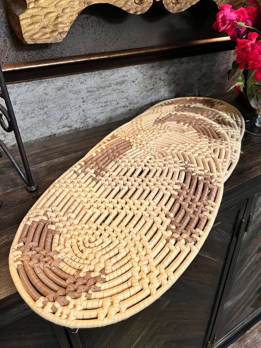 Seagress Rattan oval placemats