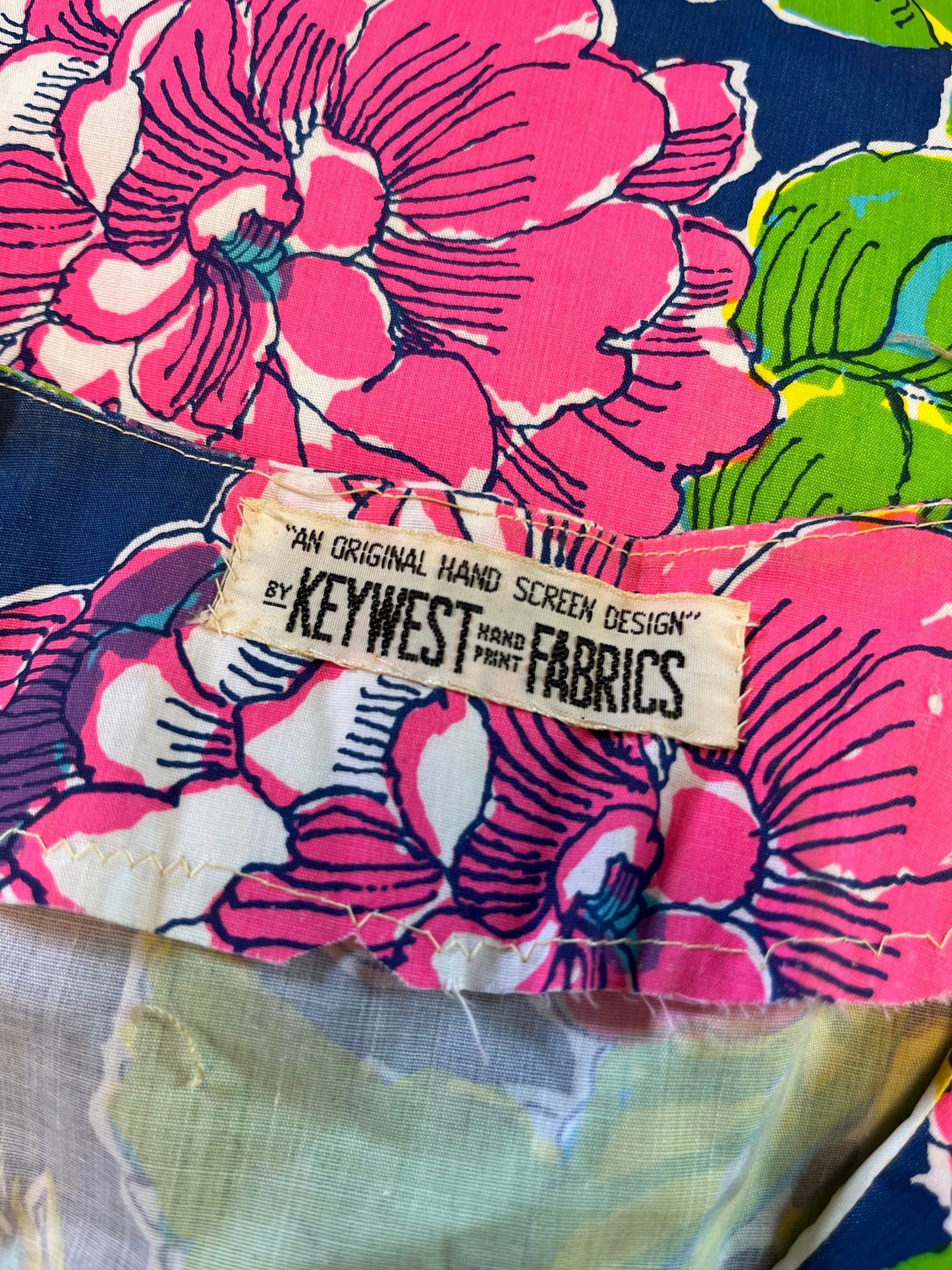 KeyWest Fabrics Vintage floral print top & pants