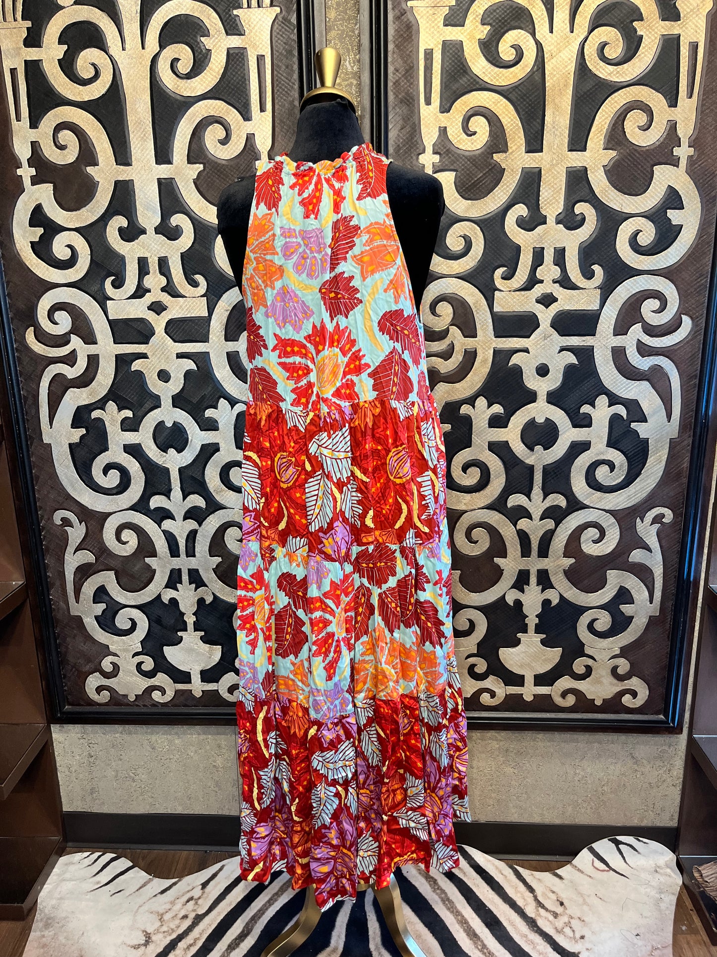 Anthropologie Omika floral print maxi dress