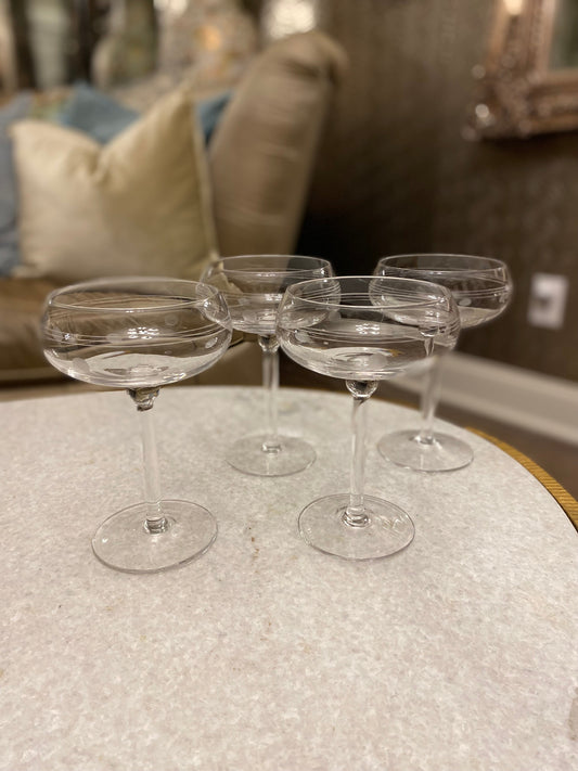 cocktail martini glasses