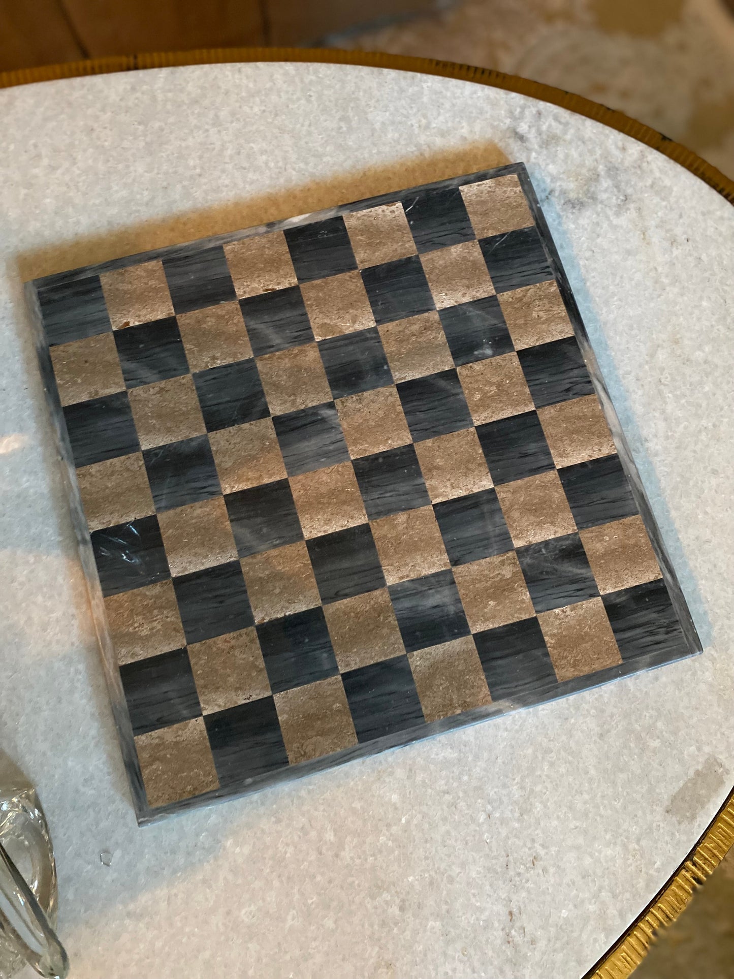 Vintage Marble chessboard