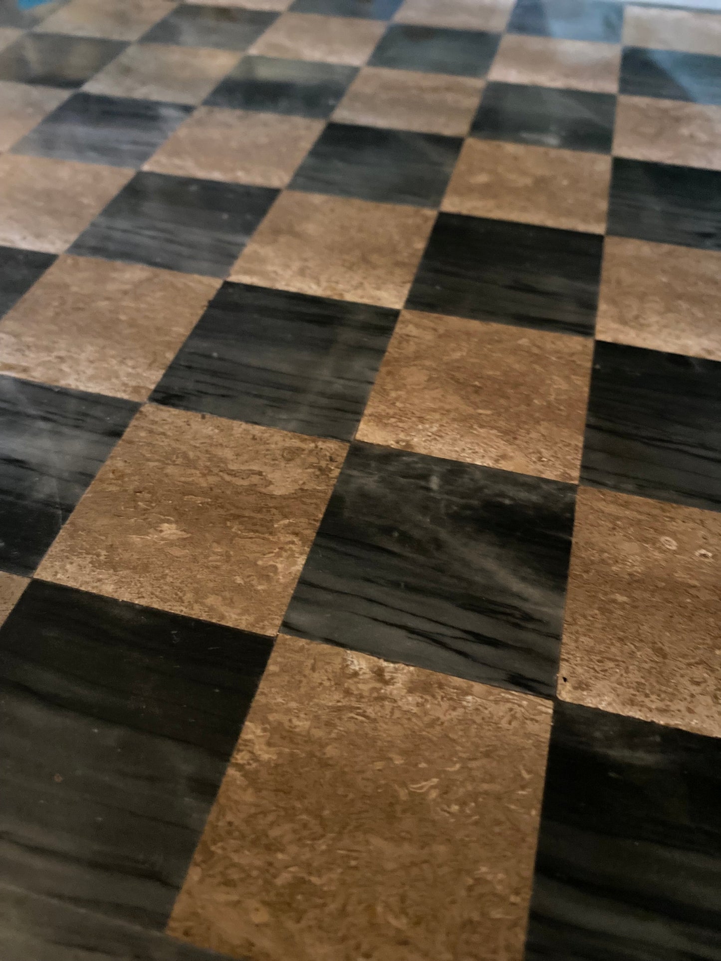 Vintage Marble chessboard