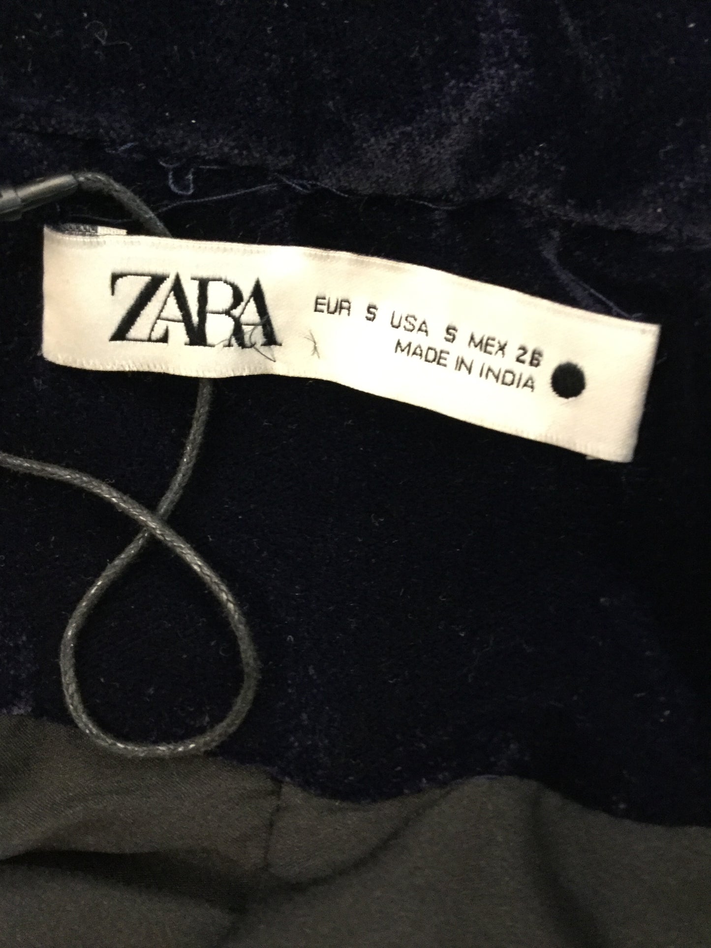 Zara Women Velvet Long Sleeve Robe Size S