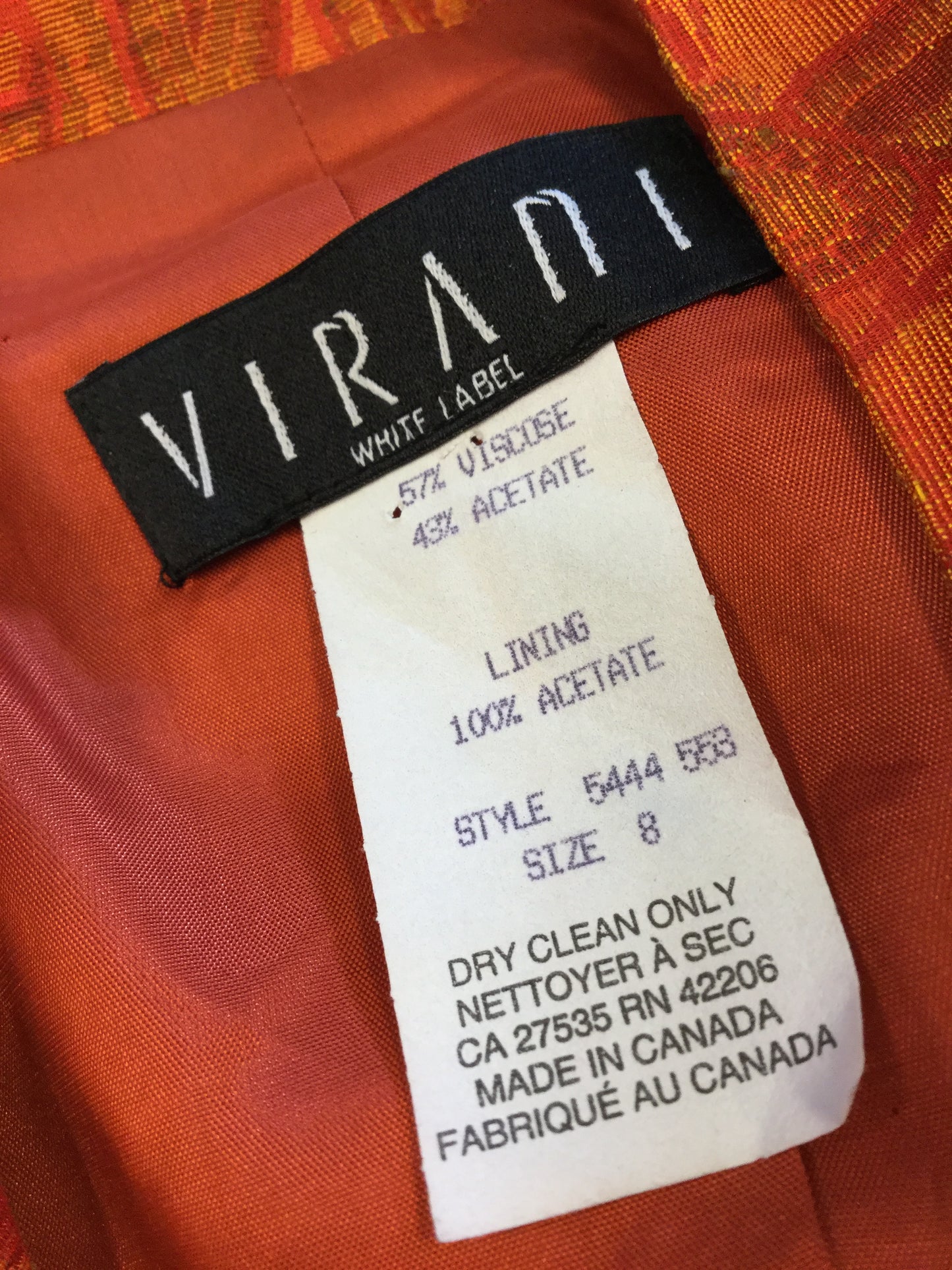 Virani Vintage Women Long Sleeve Jackets Size 8