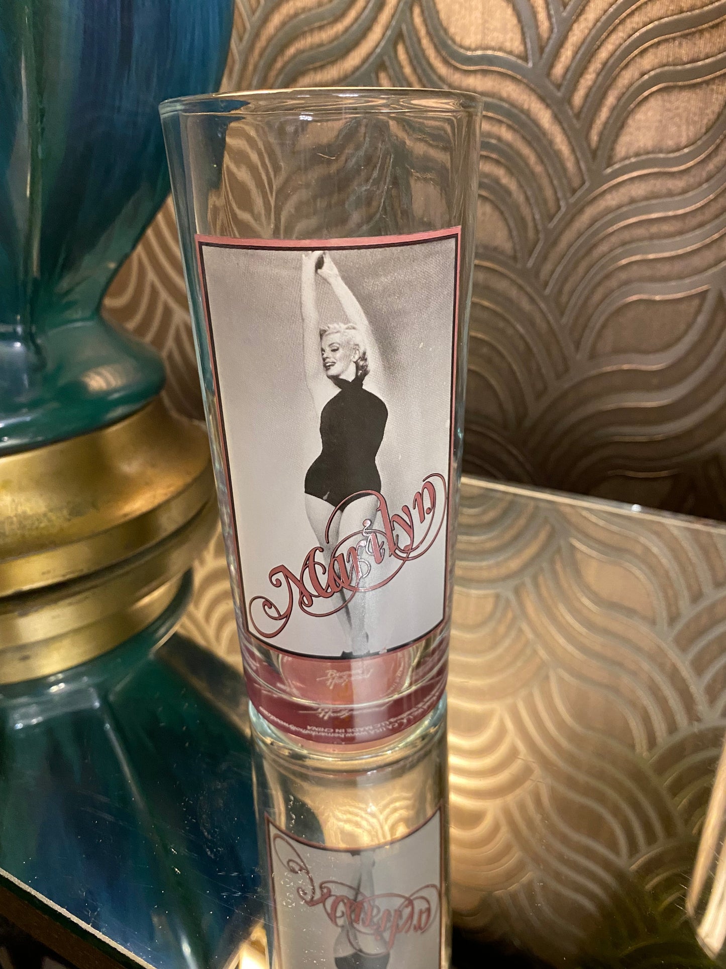 Benard of Hollywood Marilyn Monroe collectible glasses 16 OZ