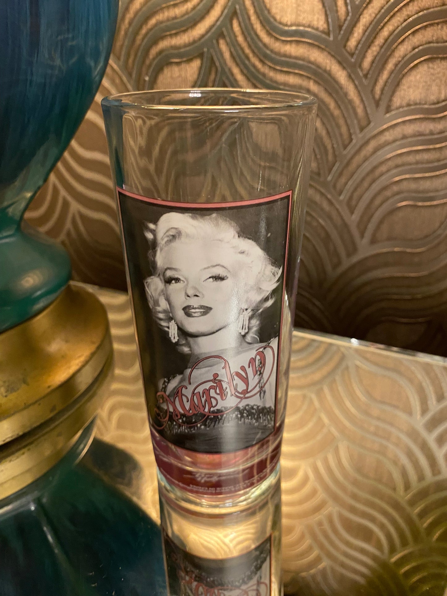 Benard of Hollywood Marilyn Monroe collectible glasses 16 OZ