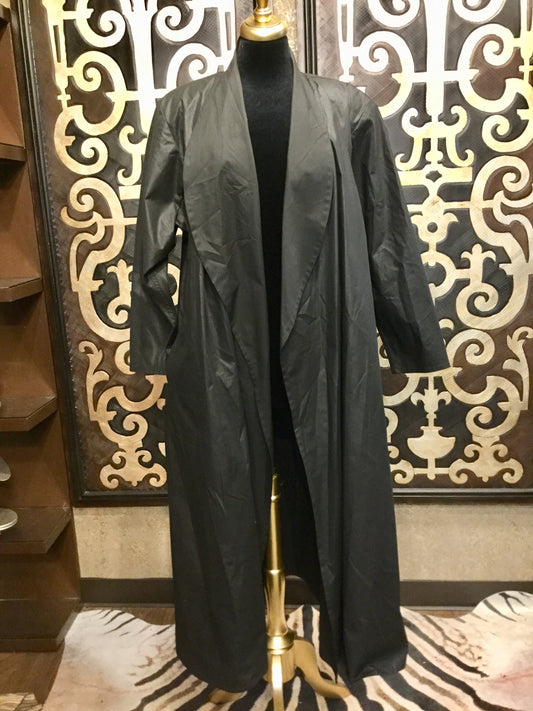 YEOHLEE Long Black Collar Coat Size XL